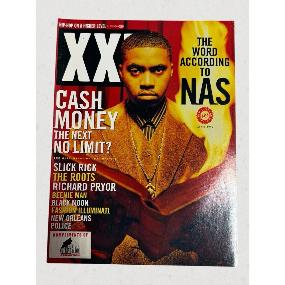 XXL Magazine April 1999 Nas Cash Money The Roots Slick Rick Rare Vintage